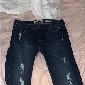 Hollister ripped jeans